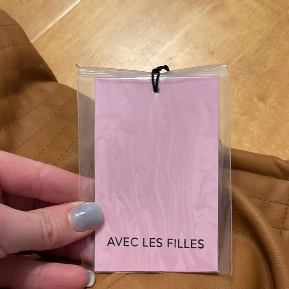 Acec Les Filles Large faux leather jacket - Picture 8 of 8